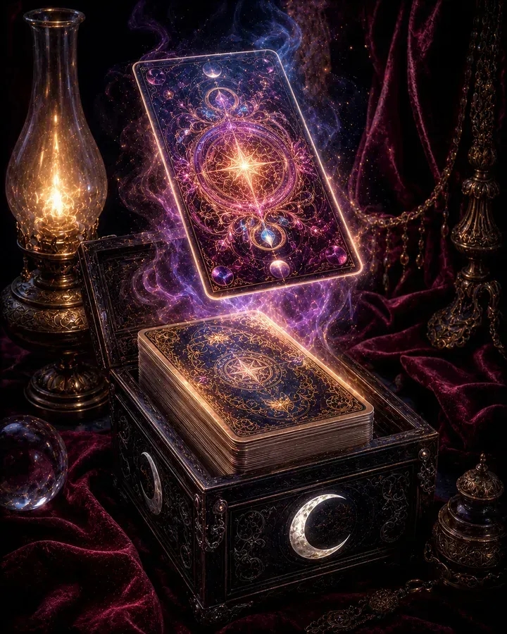 Shadow Oracle Cards Widget detail