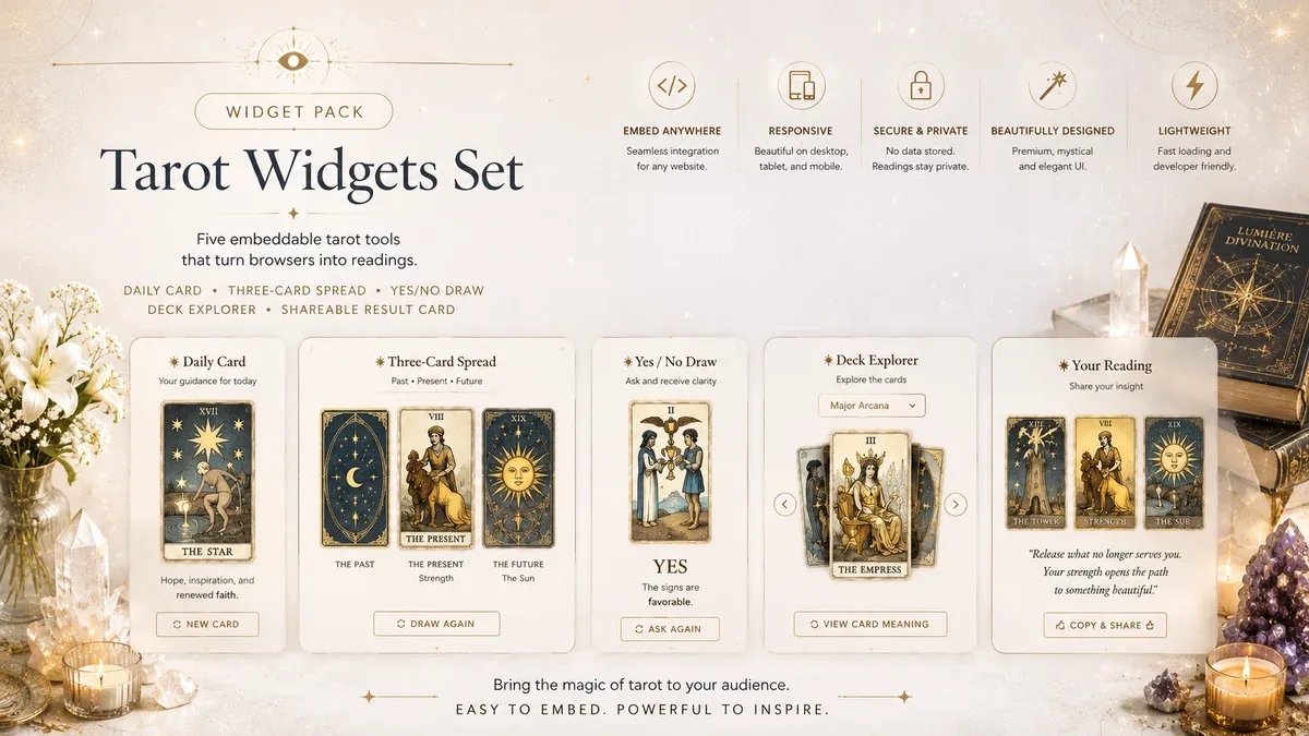 Tarot Widget Pack cover