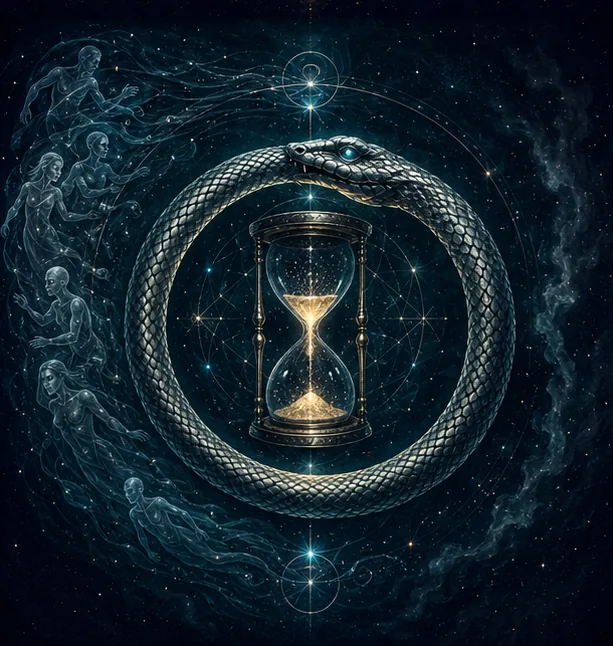Destiny Matrix karmic tail - past-life debts carried into this incarnation